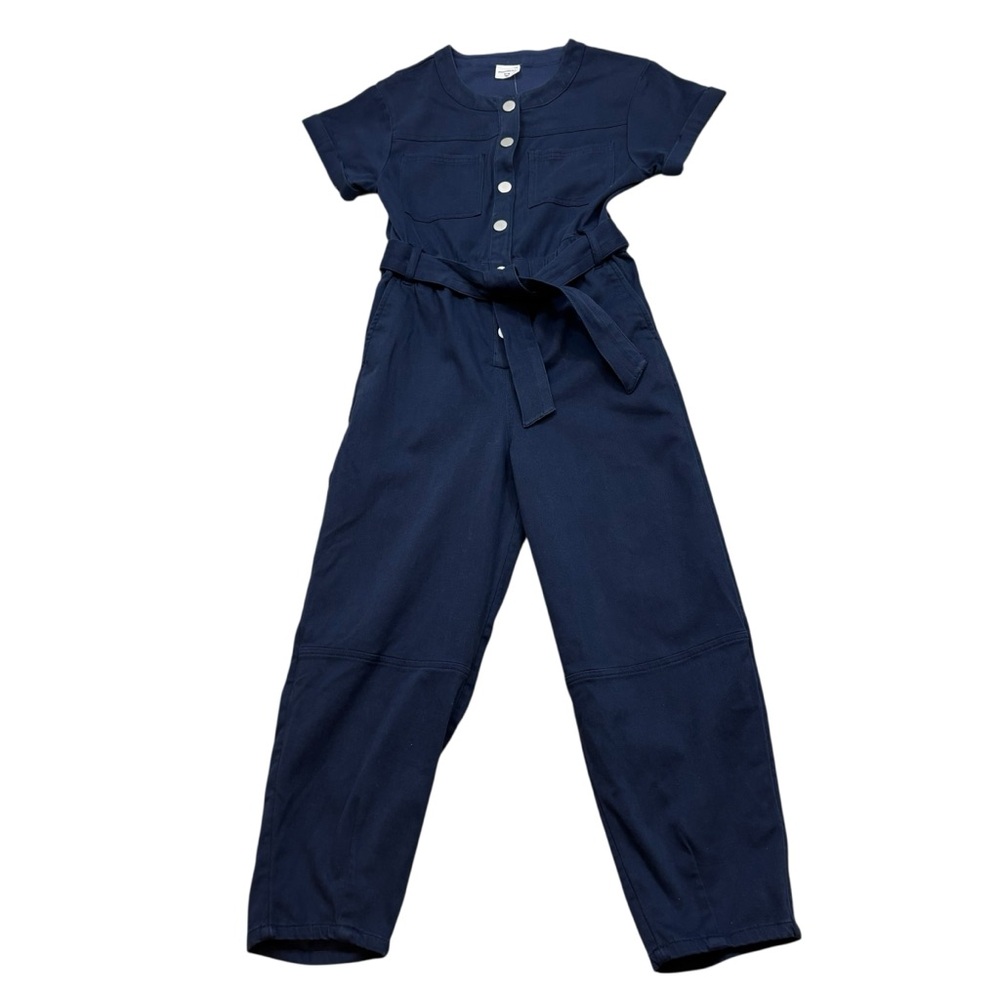 Brand new with Tags Abercrombie Kids Navy Short Sleeve Utility Jumpsuit 9/10